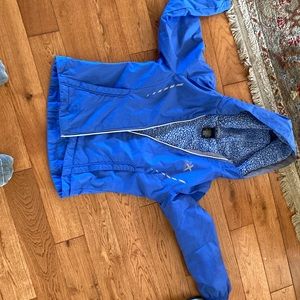 Light blue and gray Fall coat . In excellent condition.